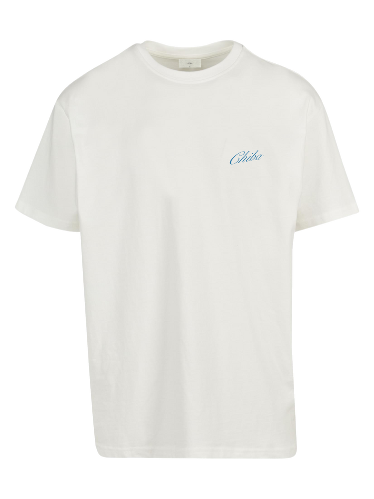 Off white columbia blue T