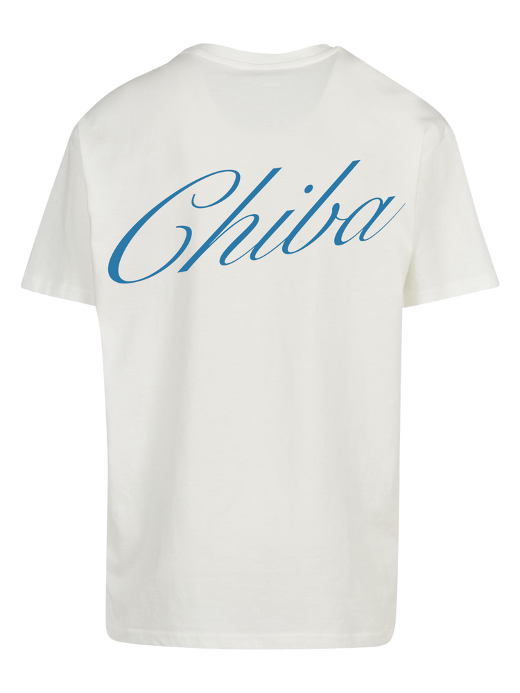 Off white columbia blue T