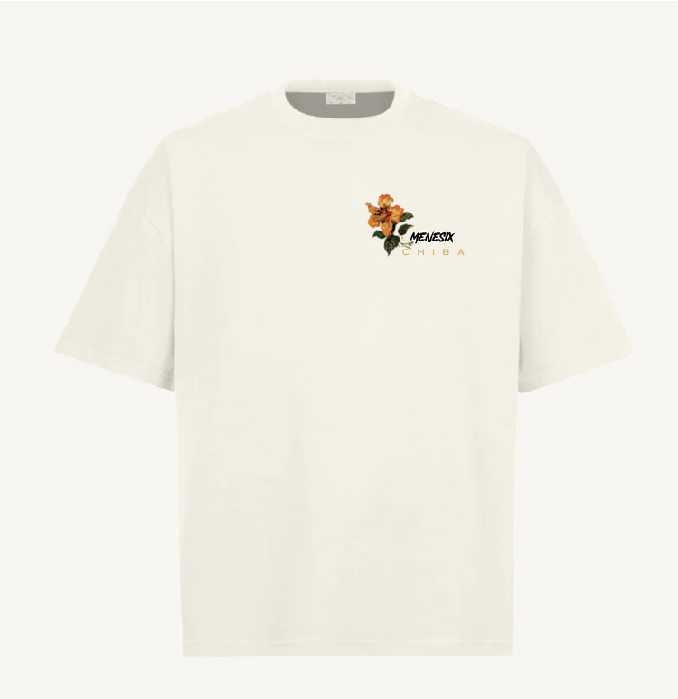 Menesix Favela Vintage White heavy oversized T