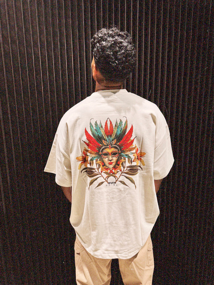 Menesix Carnaval Vintage White oversized T