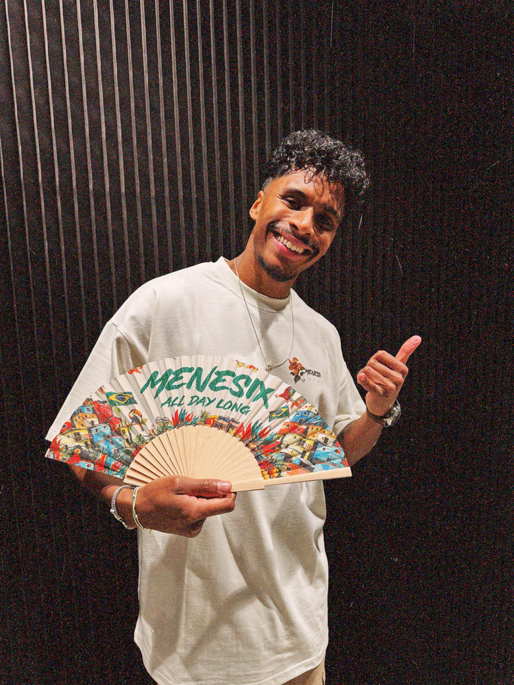 Menesix Favela Vintage White heavy oversized T