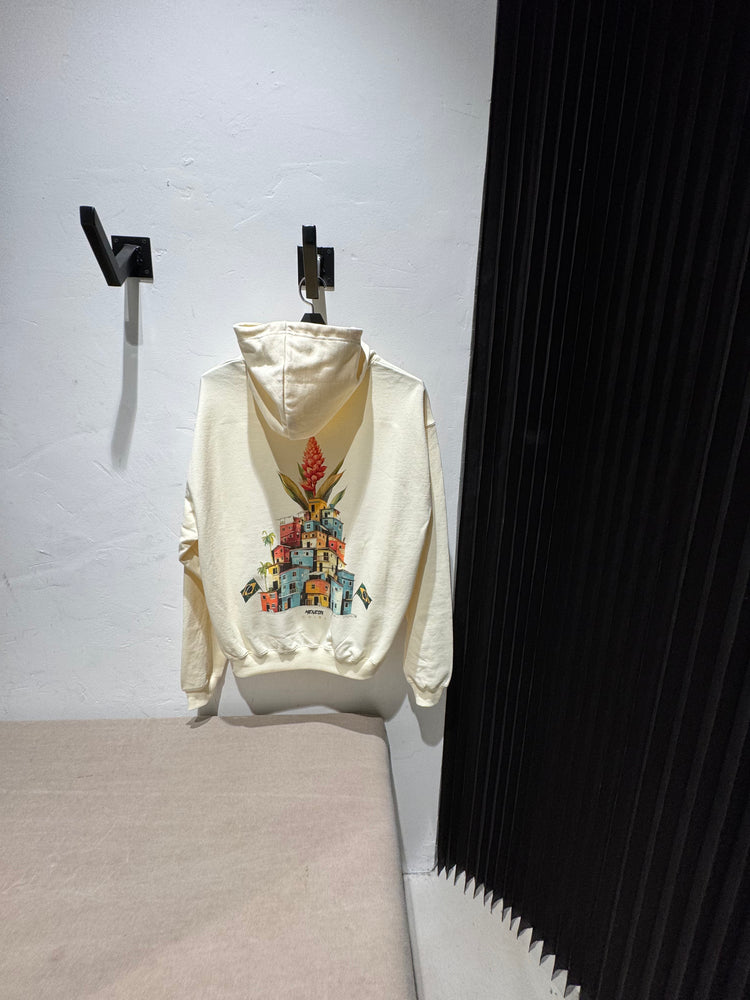 Menesix Favela Cream oversized hoody
