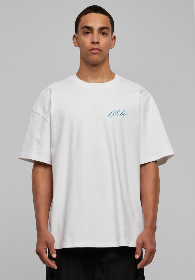 Off white columbia blue T