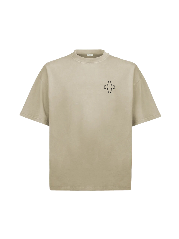 Quatro Arrow T-shirt Vintage Sand