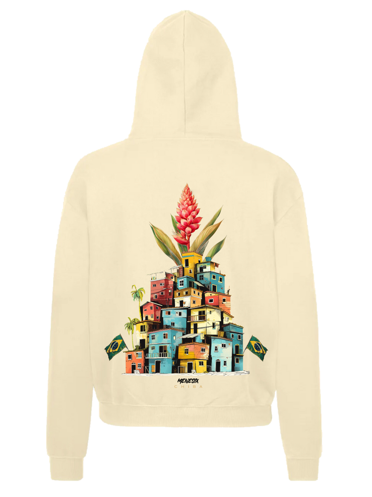 Menesix Favela Cream oversized hoody