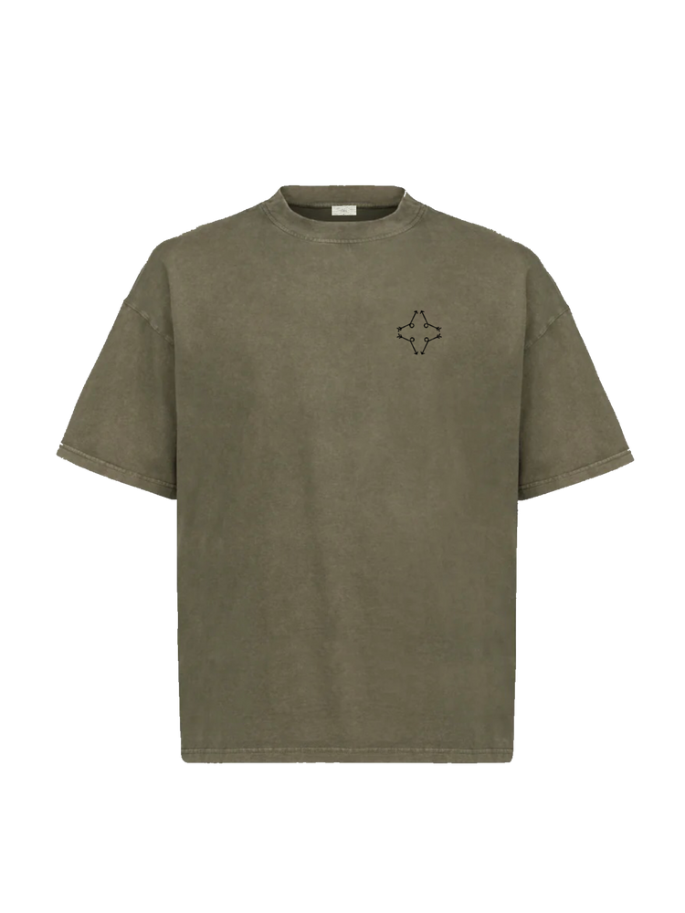 Quatro Arrow T-shirt Vintage Olive