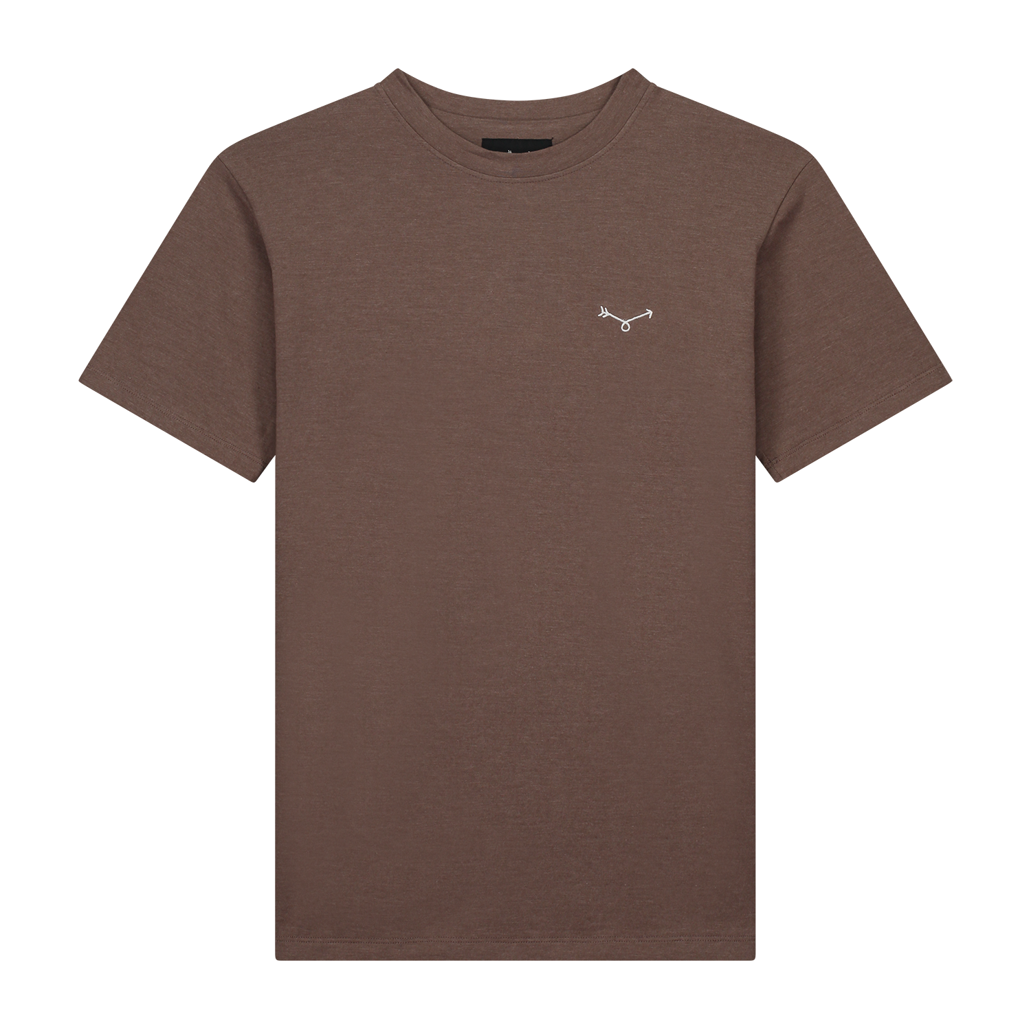 Arrow T-shirt Melange Brown