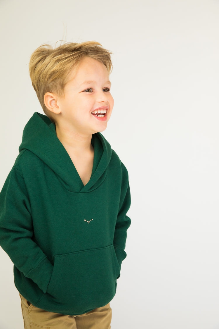 Green Hoody - Kids
