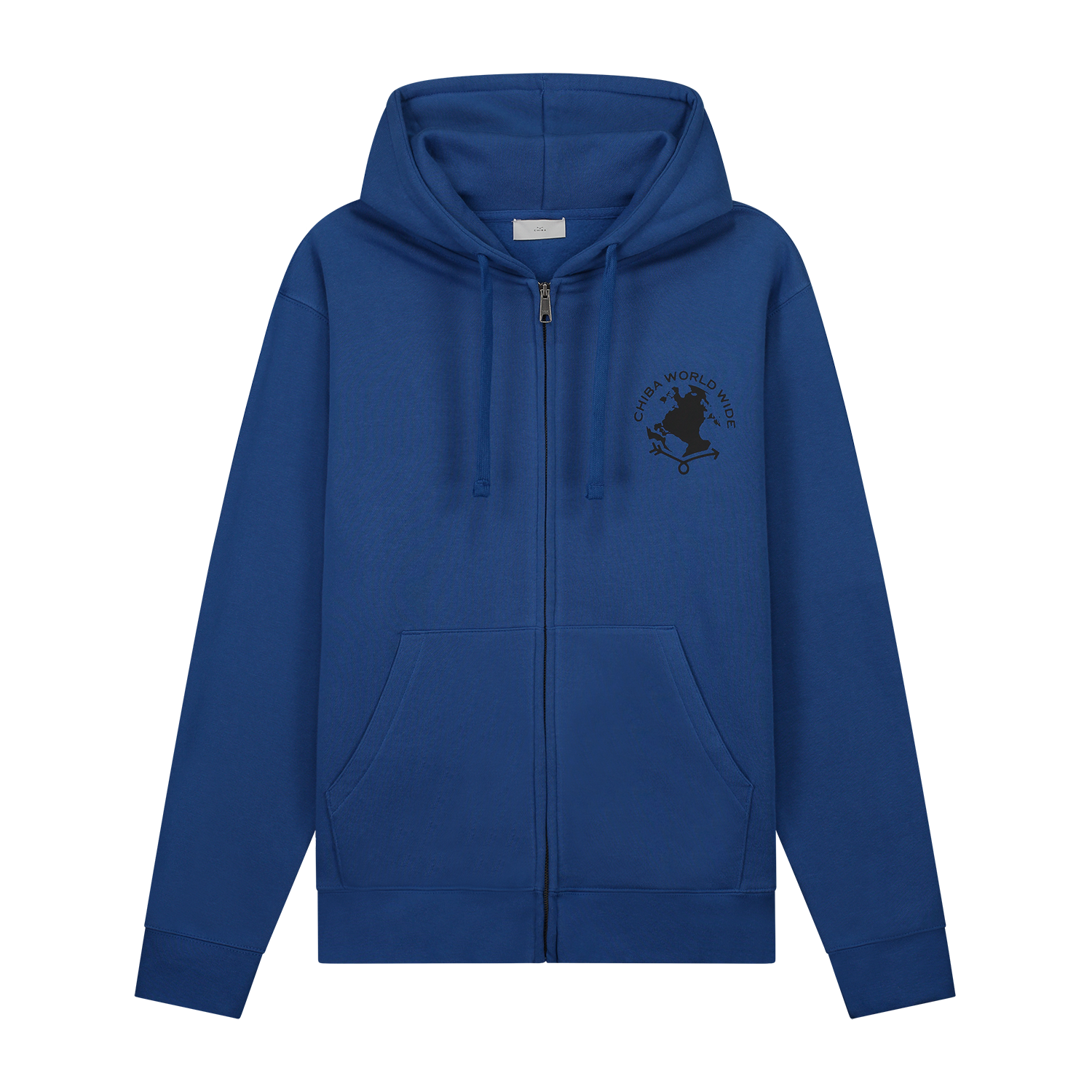 Hooded vest Royal Blue