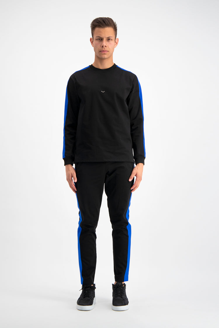 Striped Trousers - Royal Blue