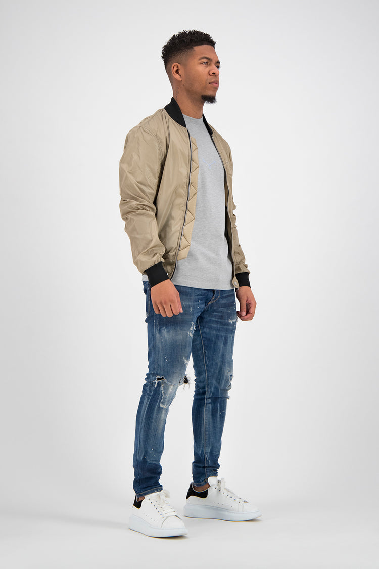 Essential Bomber Jacket - Sand