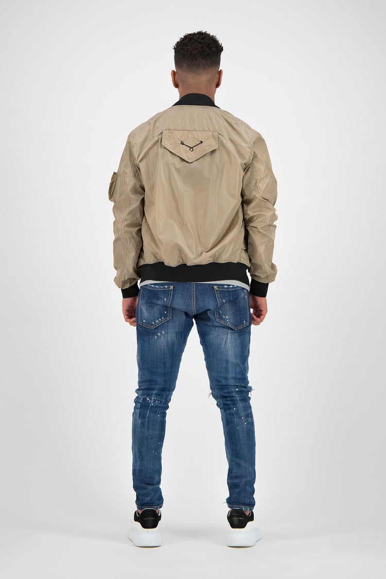 Essential Bomber Jacket - Sand