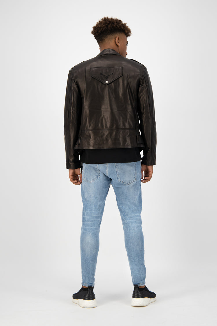 Black Leather Biker