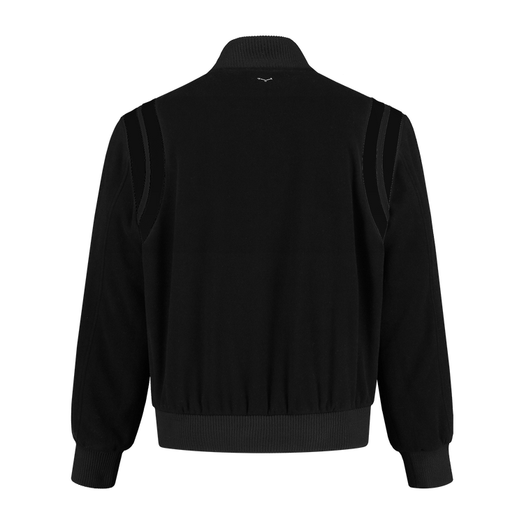 Black on black Varsity Jacket