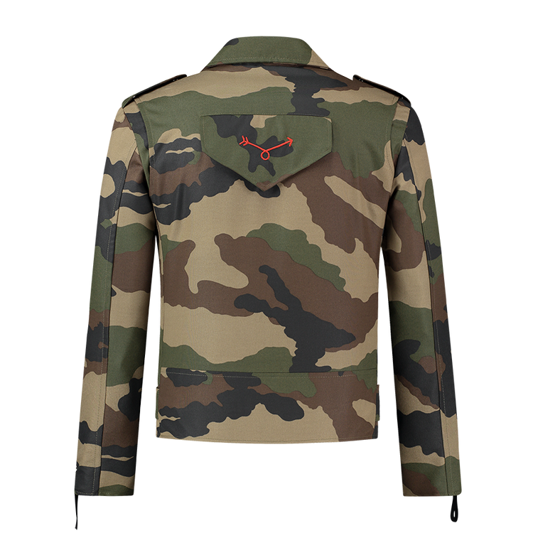 Camouflage Biker Jacket