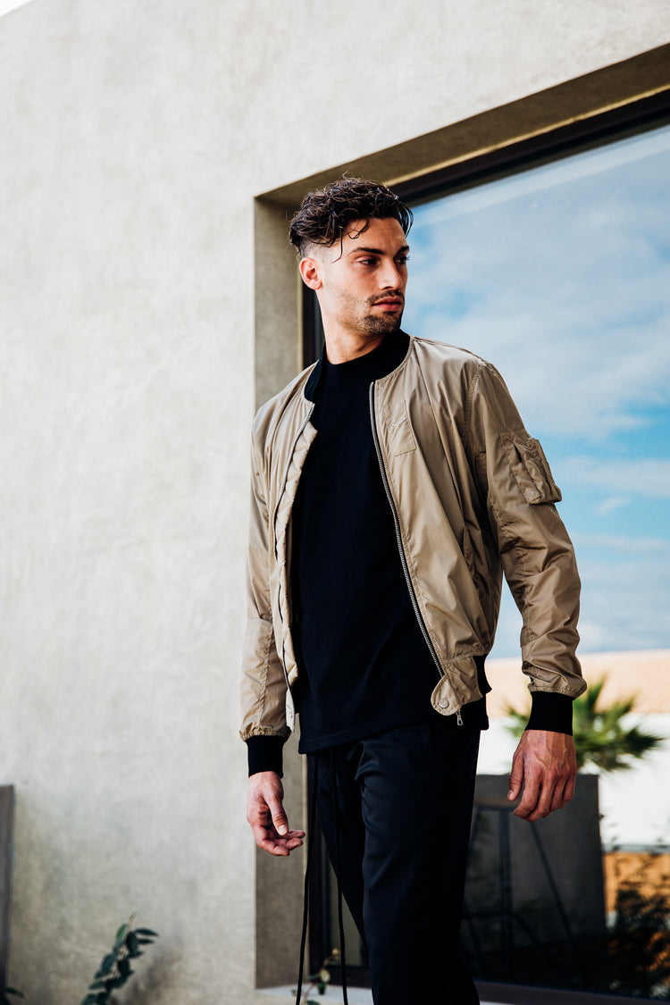 Essential Bomber Jacket - Sand