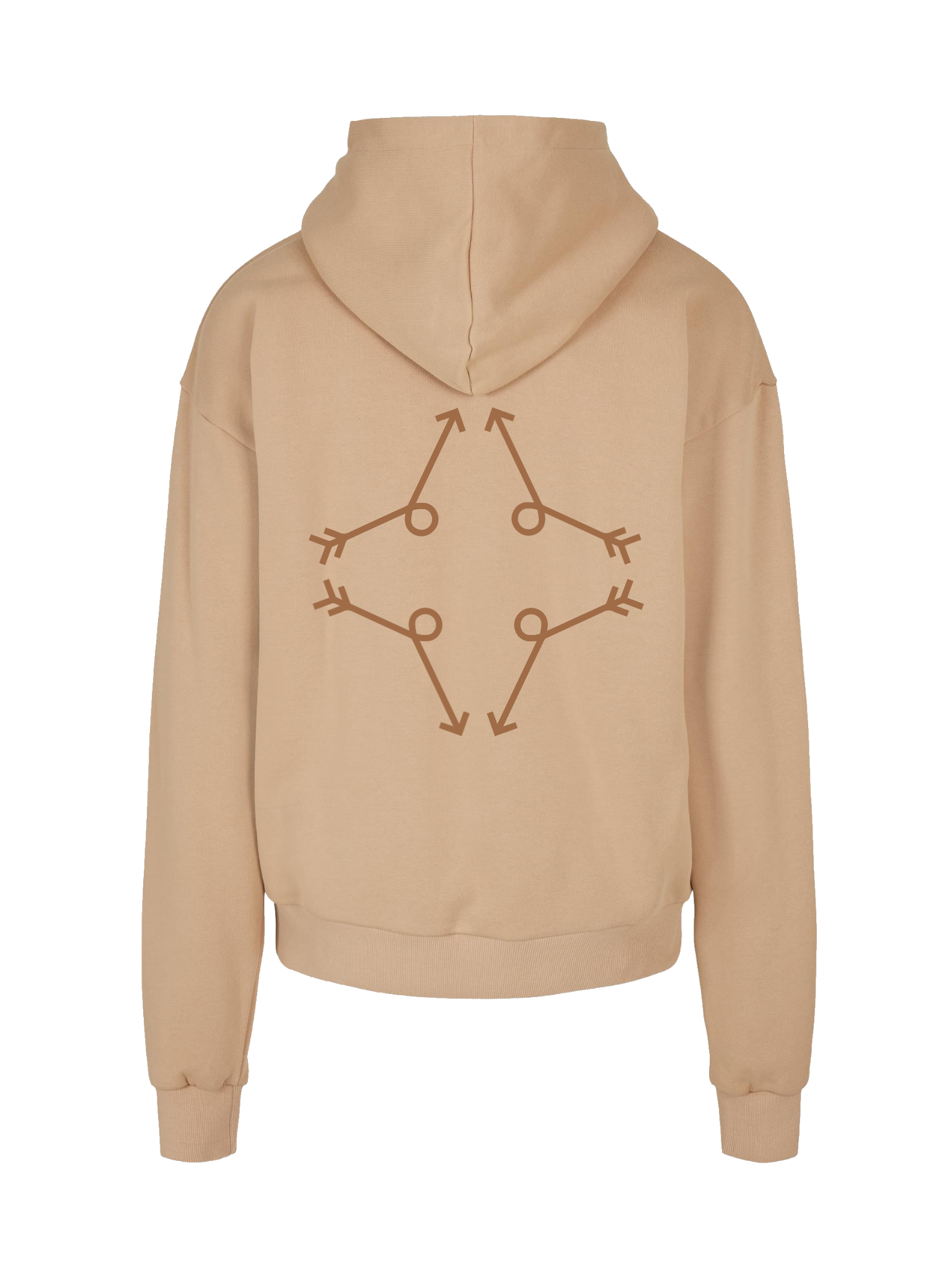 Sand quatro arrow hoody