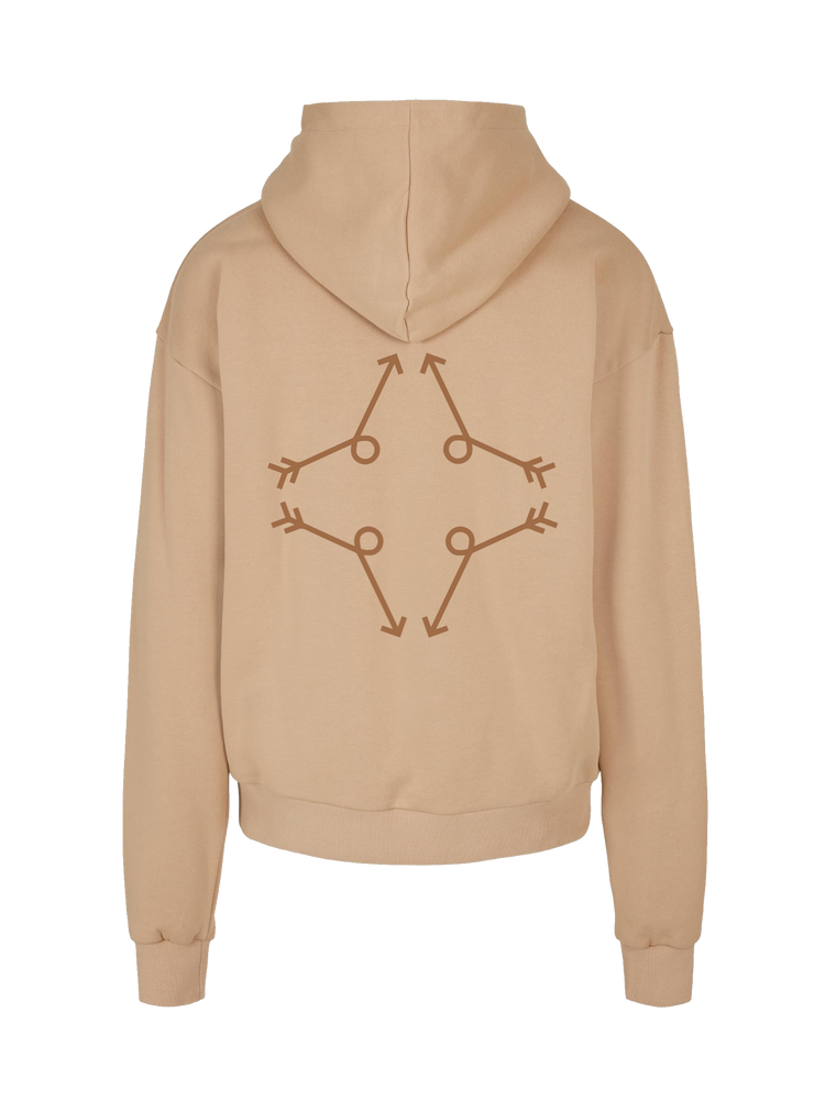 Sand quatro arrow hoody