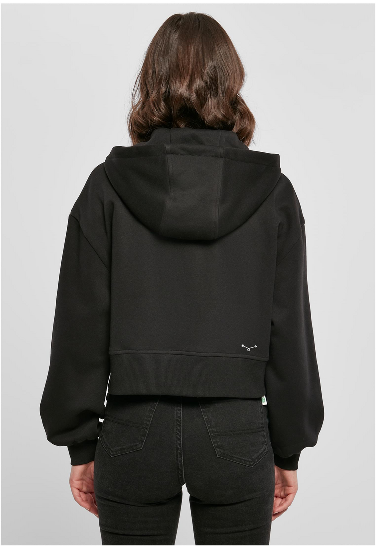 Women’s zip hoody black