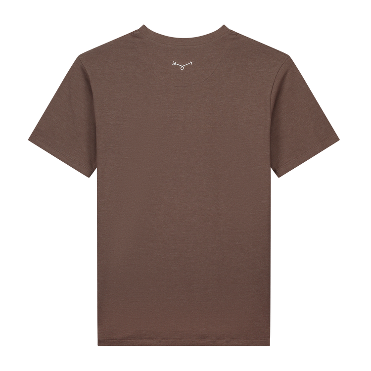 Arrow T-shirt Melange Brown