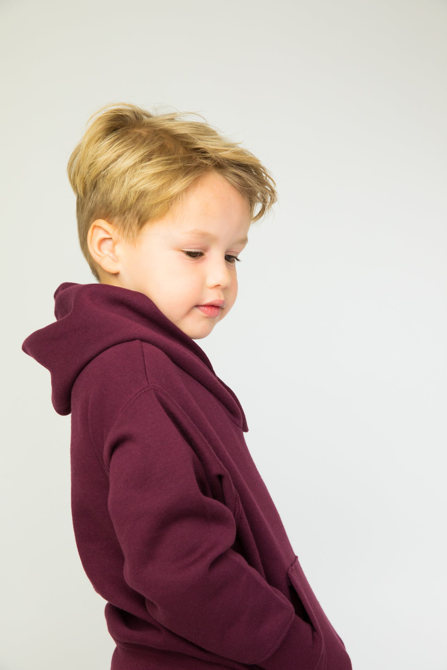 Burgundy Hoody - Kids