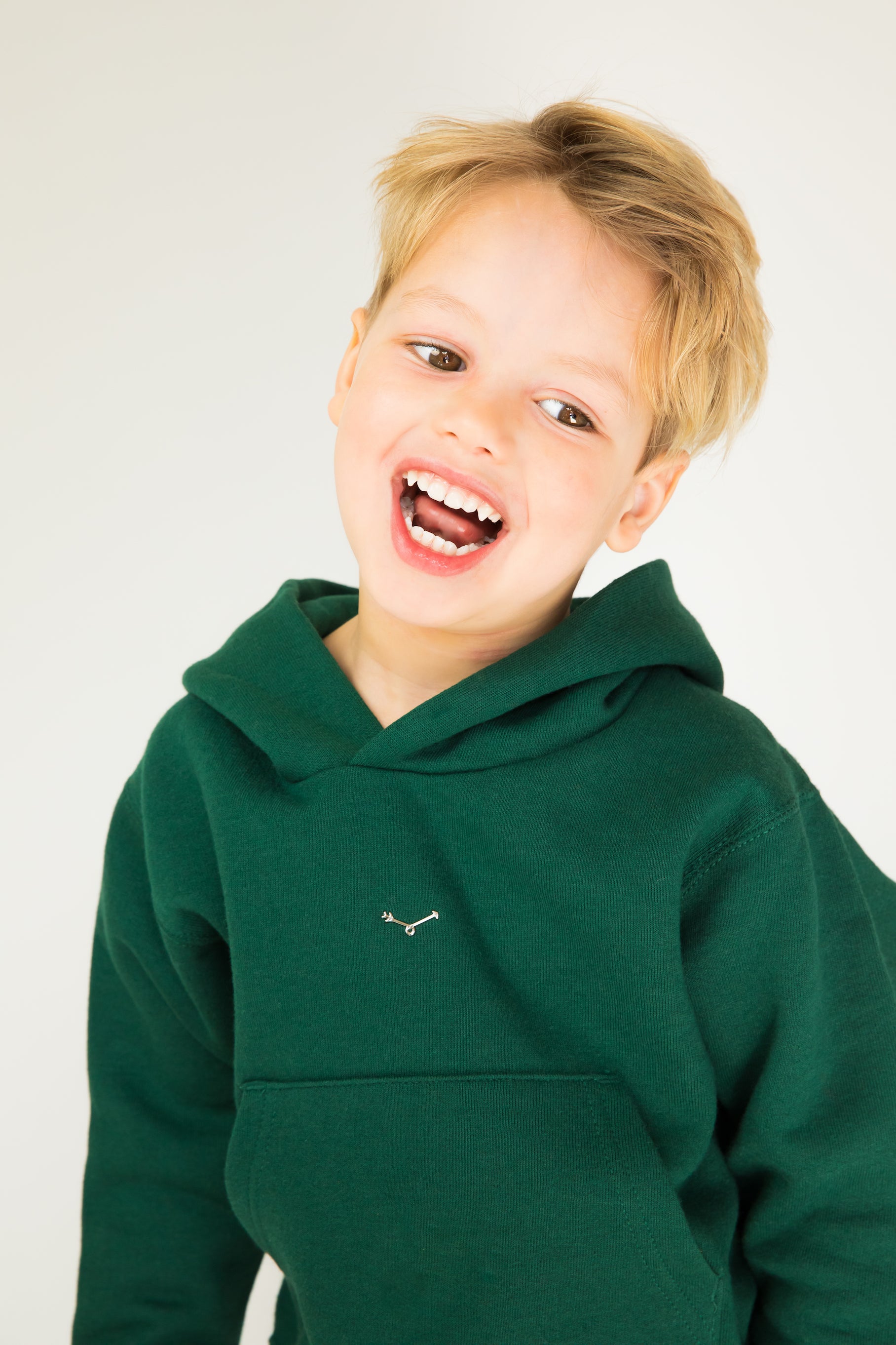 Green Hoody - Kids