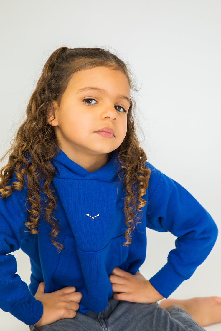 Royal Blue Hoody - Kids