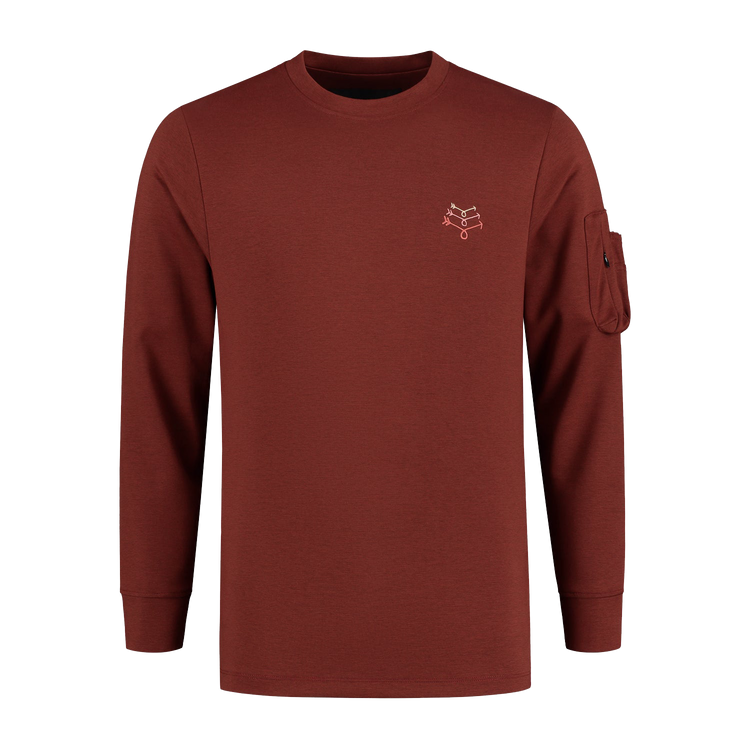 Triple Arrow Longsleeve - Brick