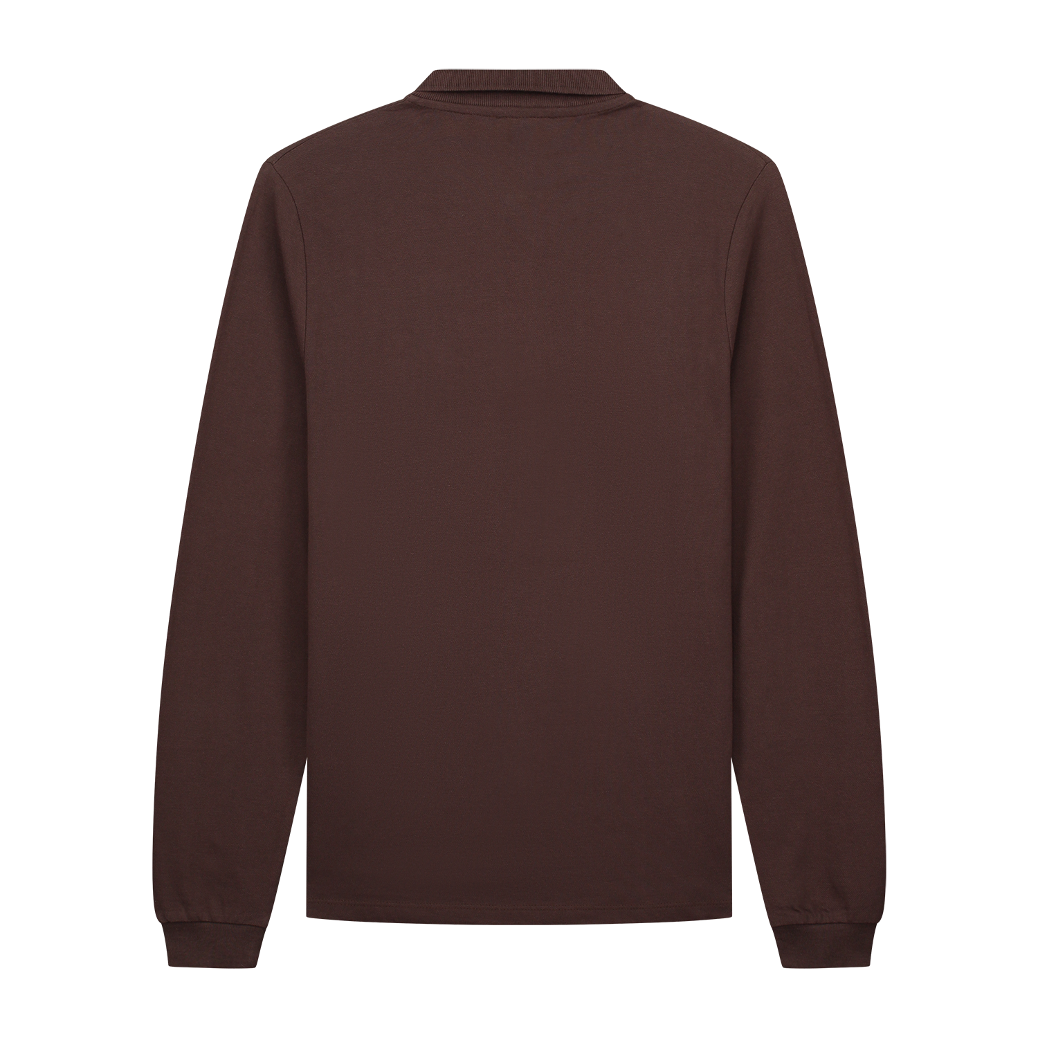 Longsleeve Polo Brown