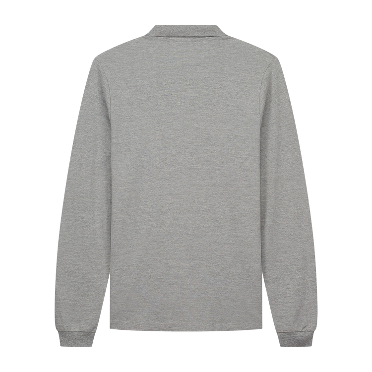 Longsleeve Polo Grey