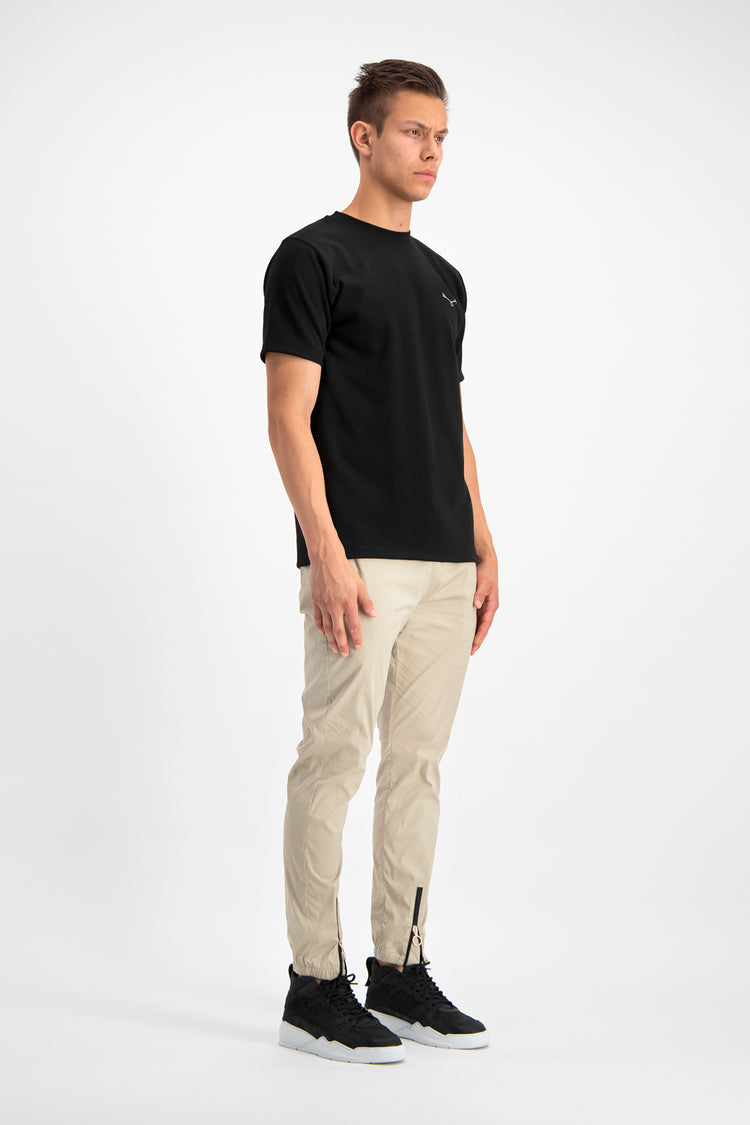 Jogger Center Zip - Sand