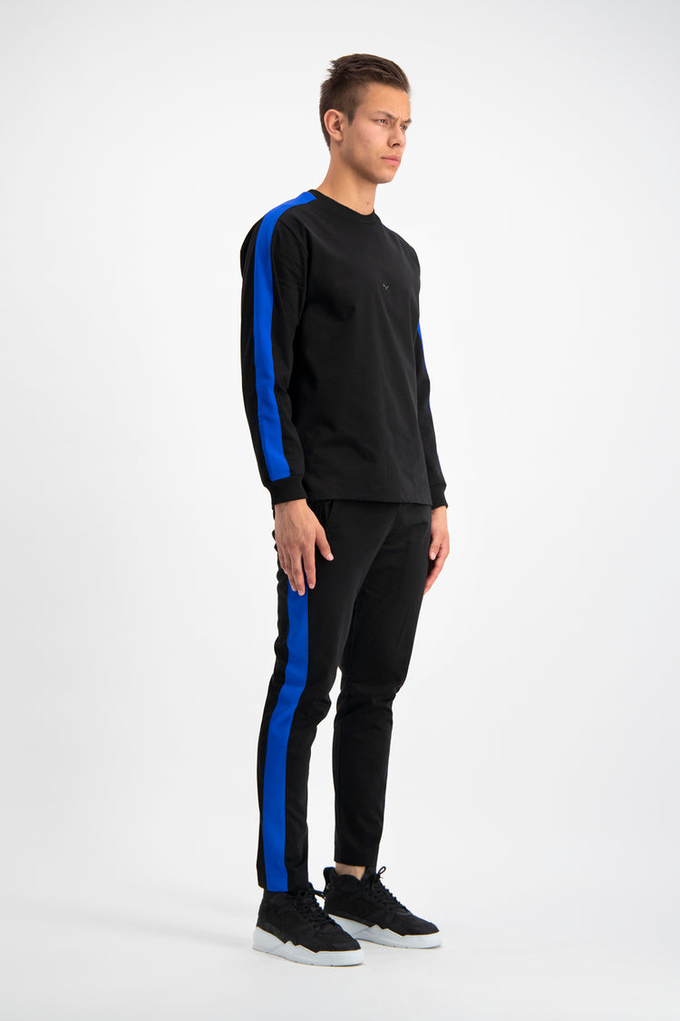 Striped Longsleeve - Royal Blue