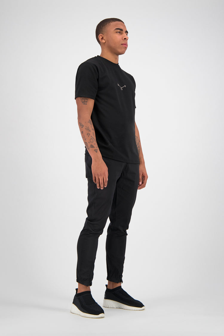 Jogger Center Zip - Black