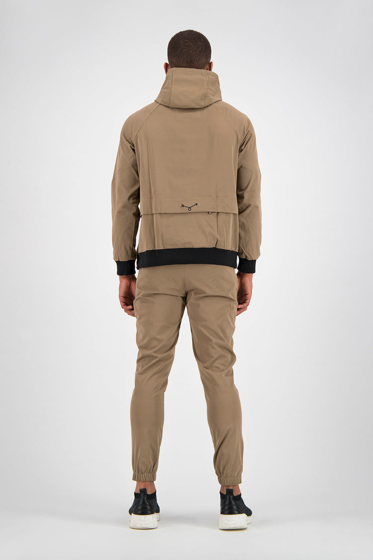 Jogger Hidden Zip - Taupe