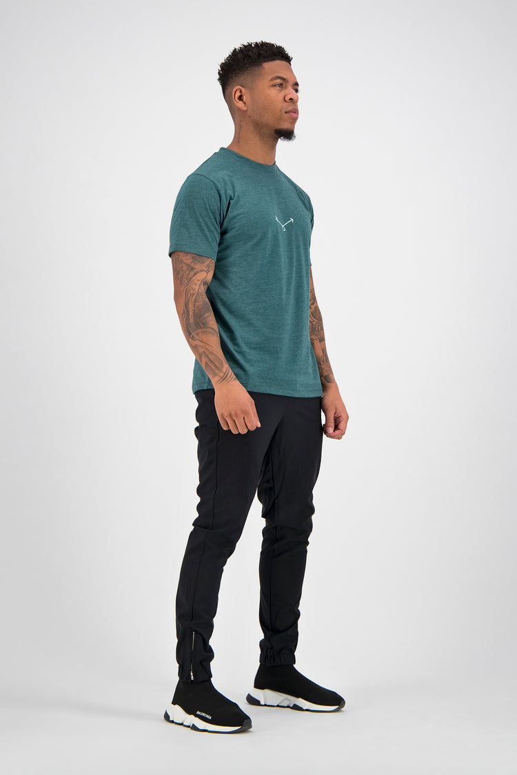 Jogger Hidden Zip - Black