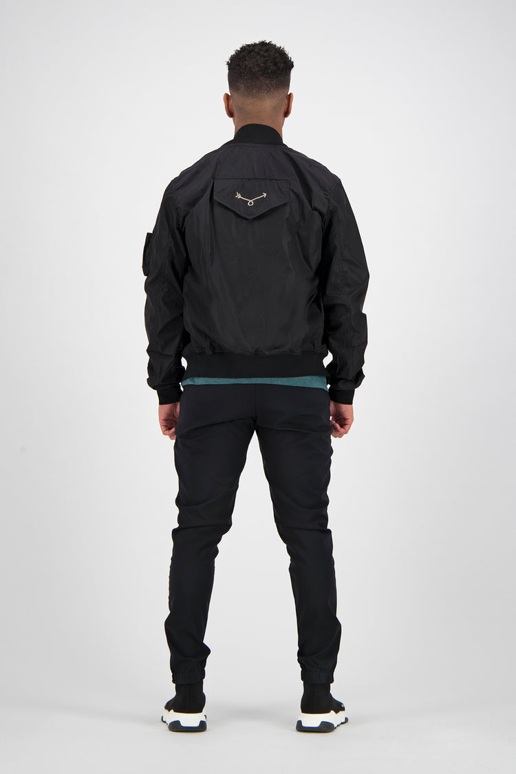 Jogger Hidden Zip - Black