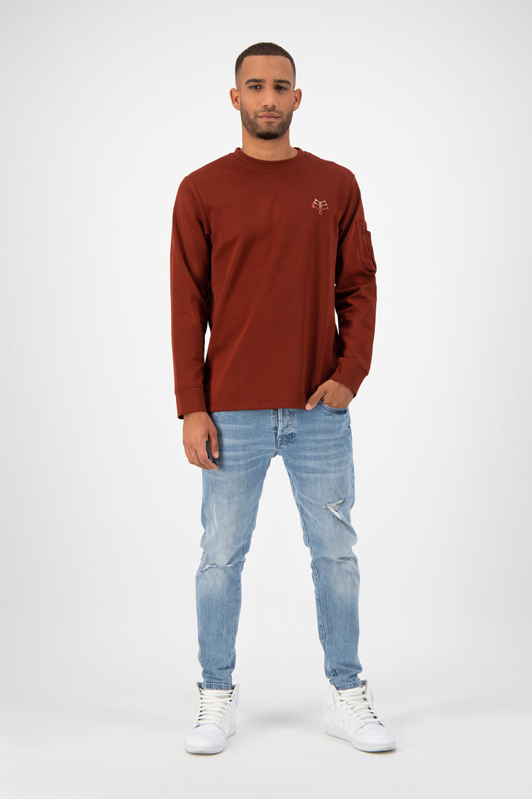 Triple Arrow Longsleeve - Brick