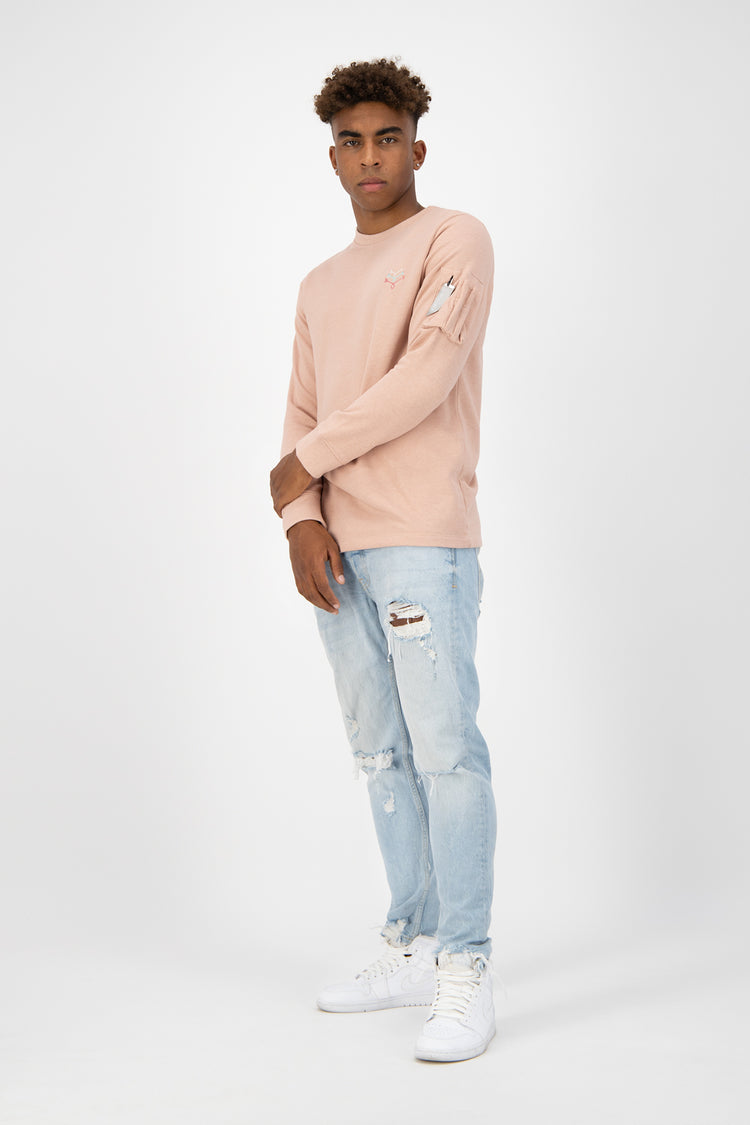 Triple Arrow Longsleeve - Salmon