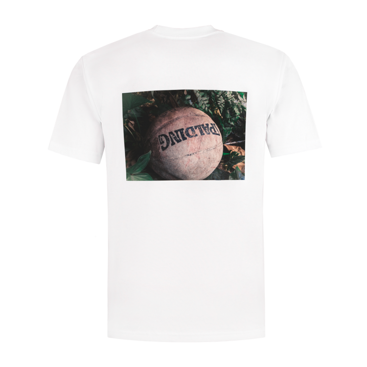 White T Basketbal print