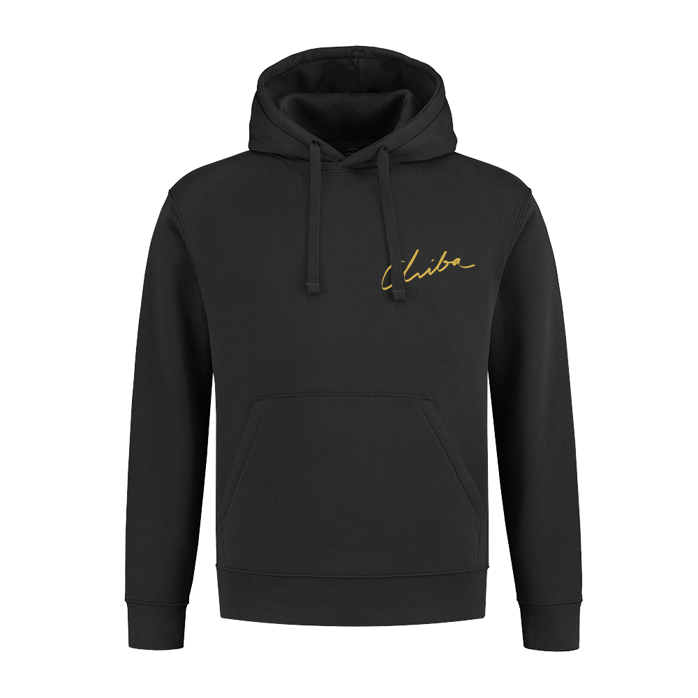 Black Hoody Beige Signature