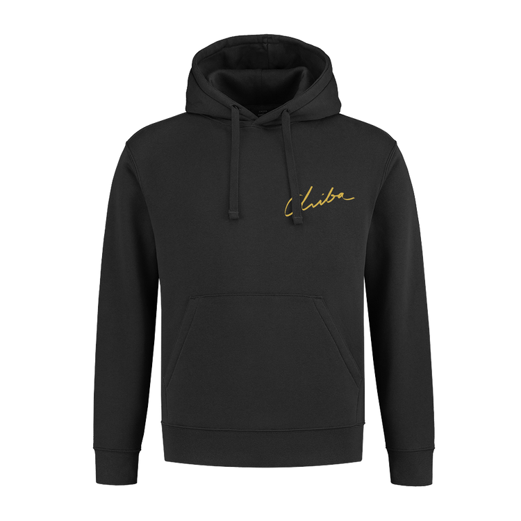 Black Hoody Beige Signature