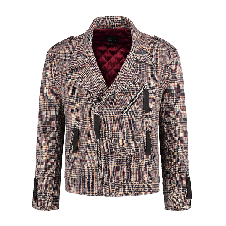 Tweed Biker Jacket