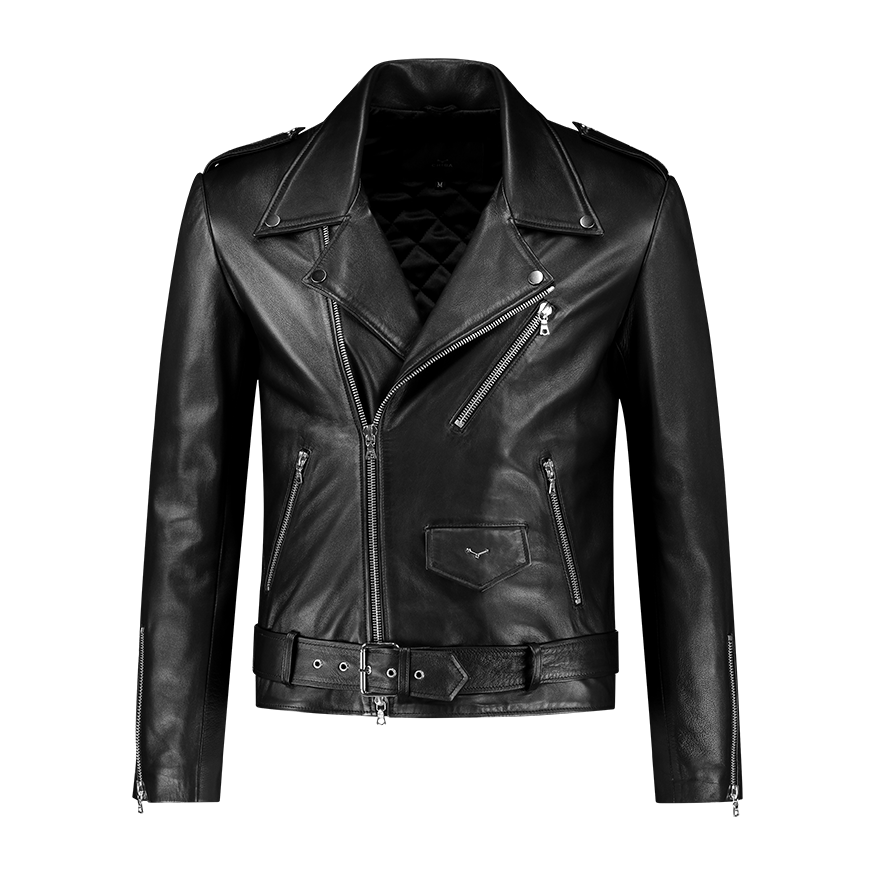 Black Leather Biker