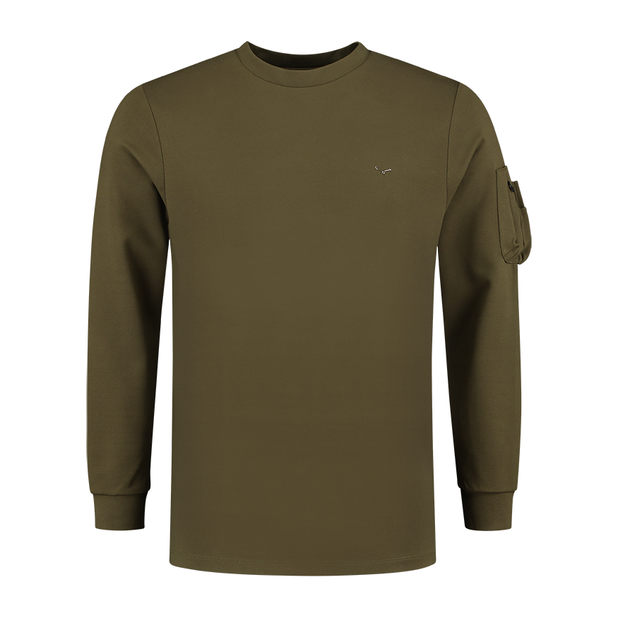 Pocket longsleeve - Army Green