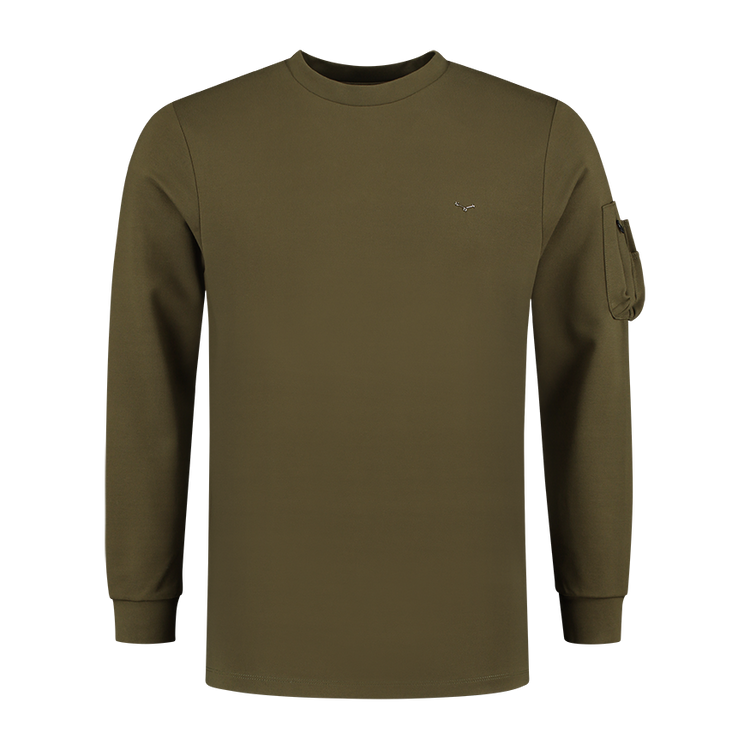 Pocket longsleeve - Army Green